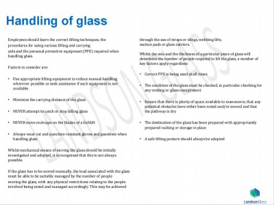 GLASS HANDLING SAFETY GUIDE4