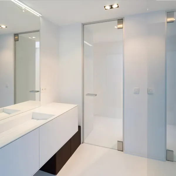 frameless door