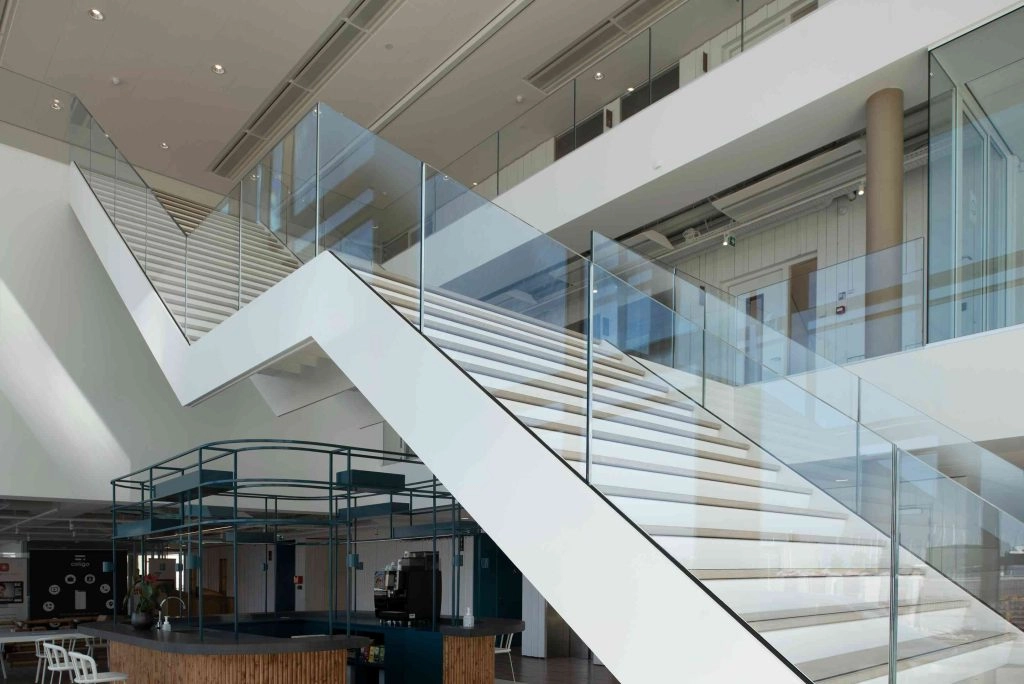 Balustrades toughened laminated glass