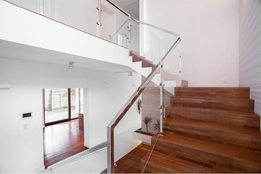 indoor glass railing