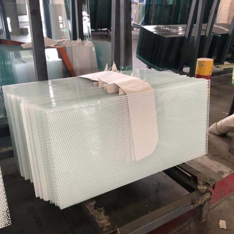 Screen Fritted tempered laminated glass 1