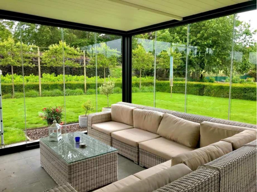 10mm tempered glass for terras and verandas