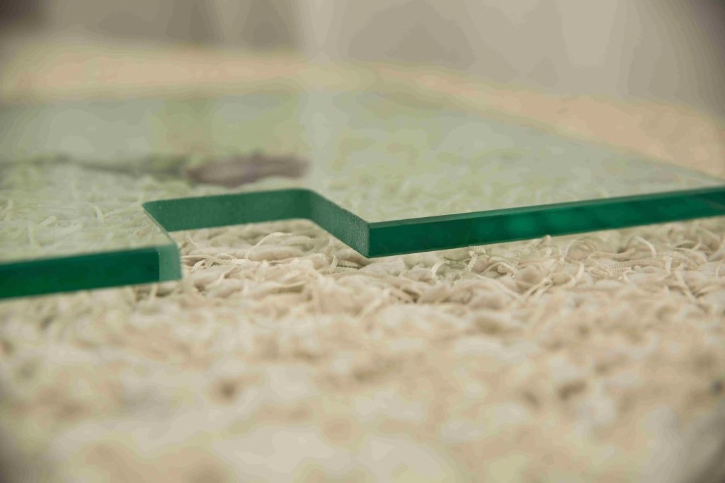 Tempered glass with comlex shapes and holes